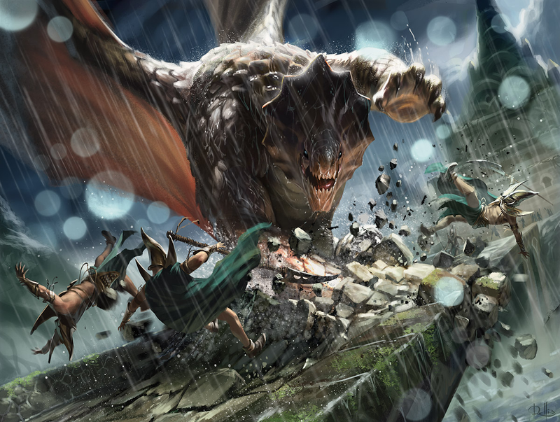 Illustration for article titled Dragons Rule The Skies In The Latest Magic: The Gathering Expansion